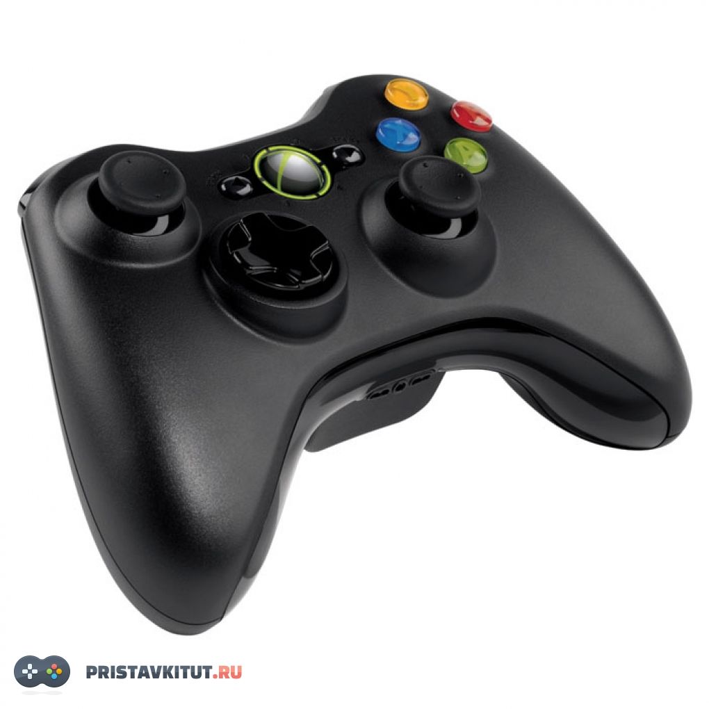 Беспроводной джойстик для Xbox 360 (Оригинал) Черный [Б/У]