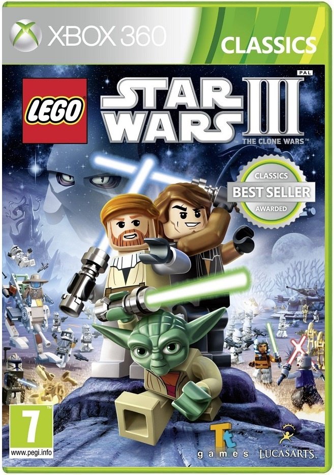 LEGO Star Wars 3: the Clone Wars (Xbox 360) [Б/У]