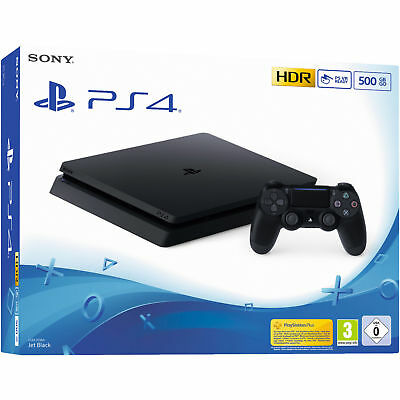 PlayStation 4 (EUR СUH-2216A) Slim (500 gb) (Черная) [Б/У]