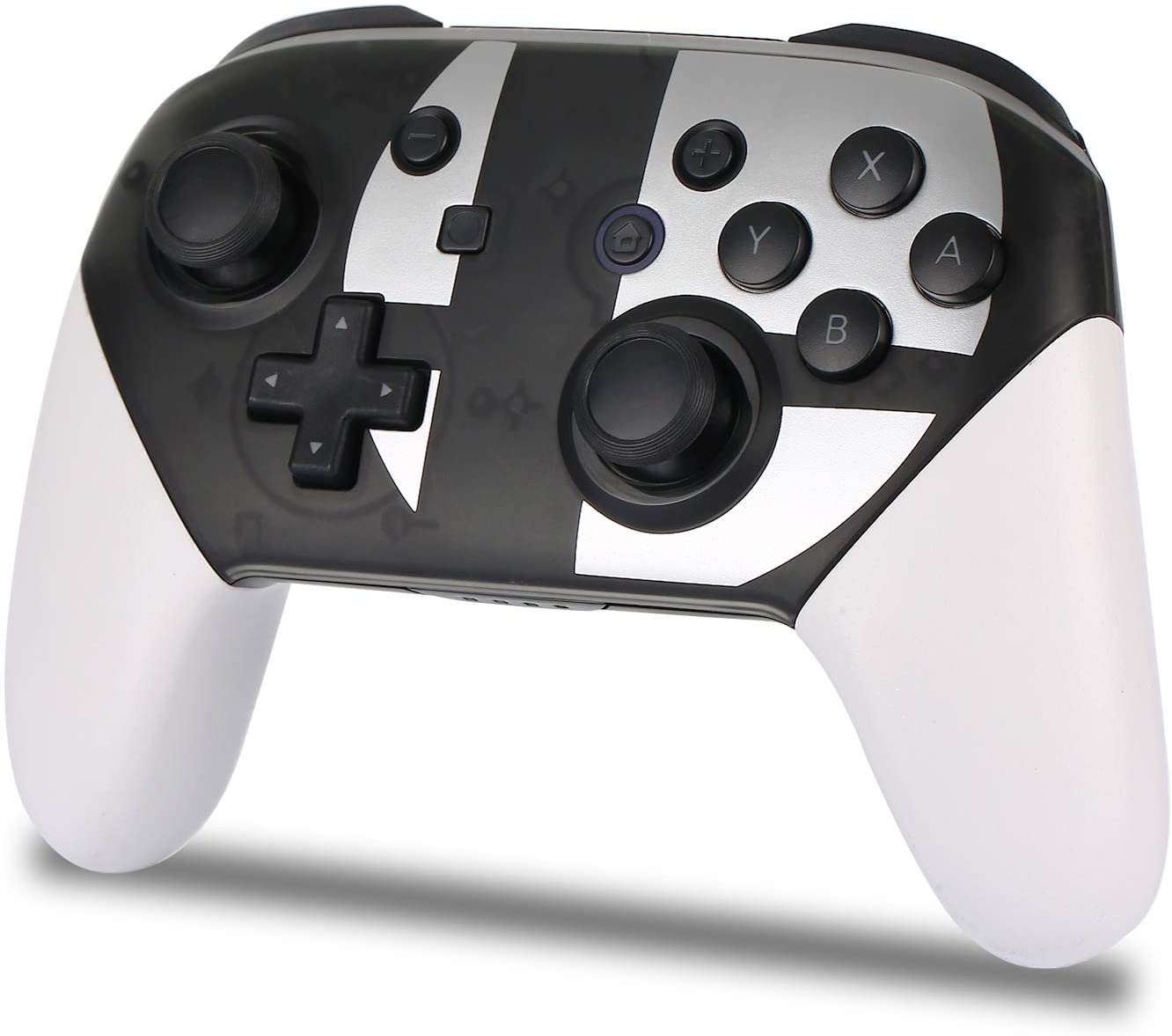 Геймпад беспроводной PRO Controller для Nintendo Switch Белый (Реплика)