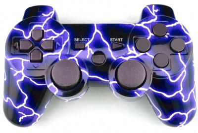 Джойстик Sony Playstation 3 DualShock 3 (Синие молнии)