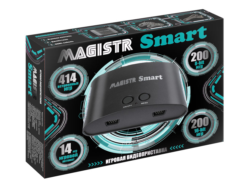 Magistr Smart HDMI (414 встроенных игр)