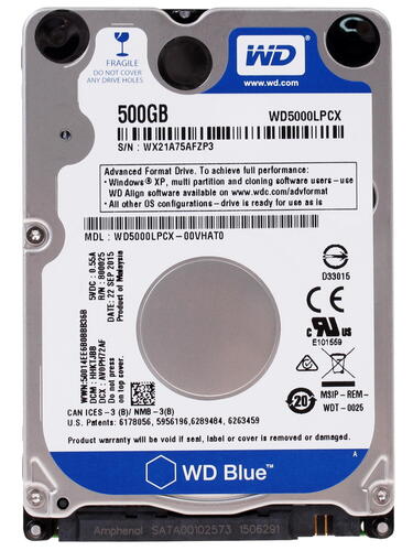 Жеский диск 2.5 500 GB 