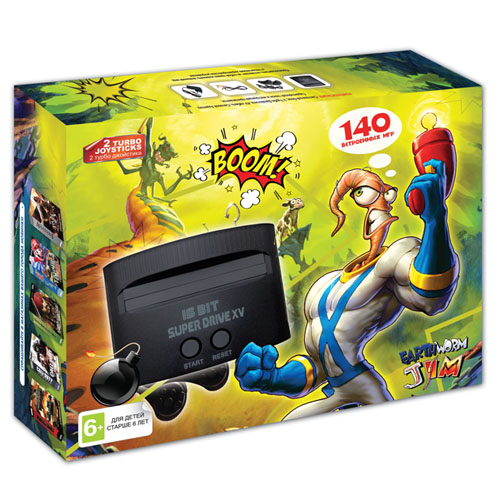 Sega Super Drive EARTHWORM JIM  (140-in-1)