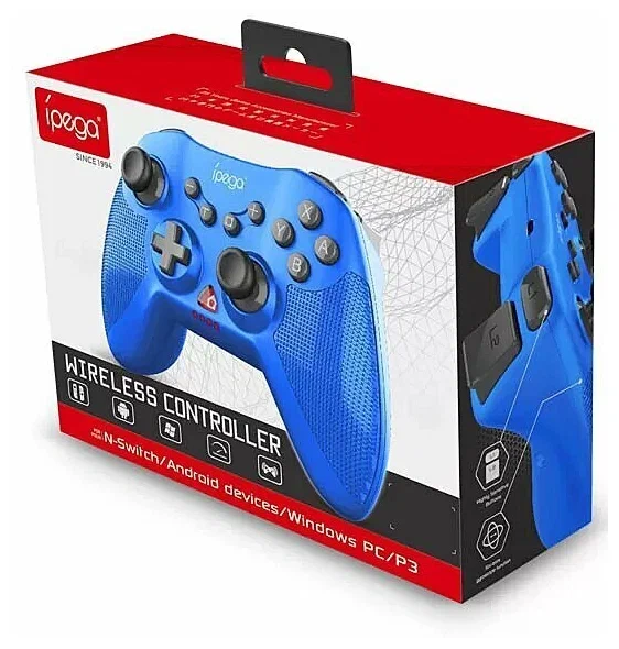 Геймпад беспроводной iPEGA (PG-SW020C) Blue (Синий) (Switch/PC/Android/PS3)