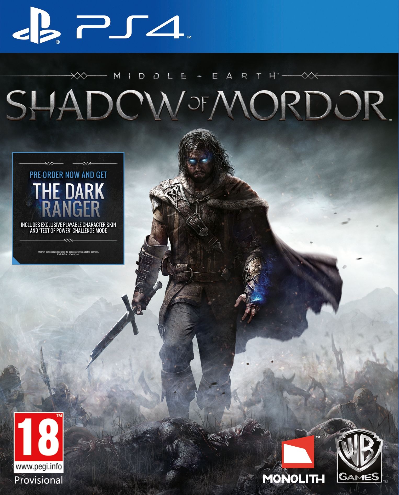 Middle-earth: Shadow of Mordor (Тени мордора) (PS4)