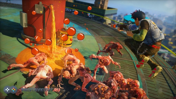 Sunset Overdrive (Xbox One) (Без обложки) [Б/У]