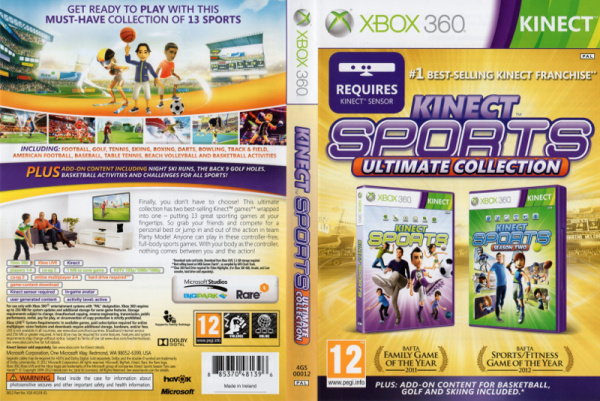 Kinect Sports: Ultimate Collection (Xbox 360) [Б/У]