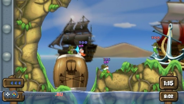 Worms: Открытая война 2 (PSP) [Б/У]