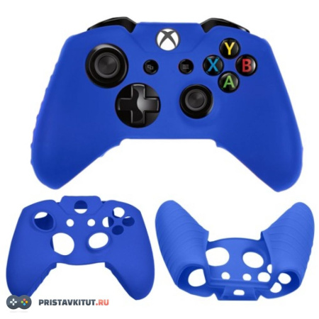 Силиконовый чехол для джойстика XBox One (Синий)
