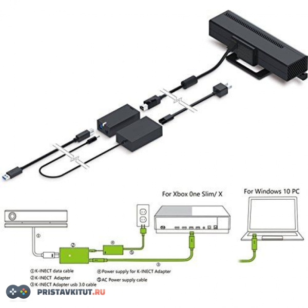 Адаптер для подключения Kinect 2.0 к Компьютеру и XBOX ONE S