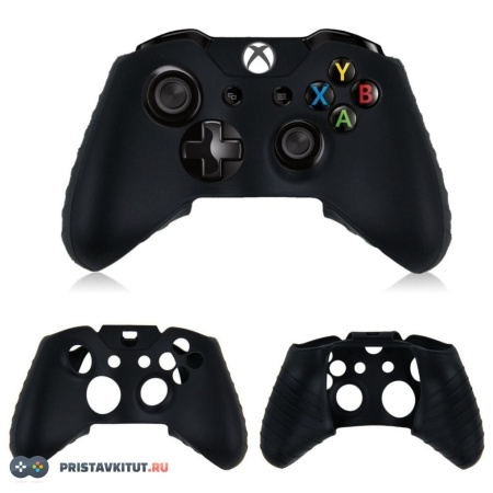 Силиконовый чехол для джойстика XBox One (Черный)