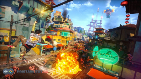 Sunset Overdrive (Xbox One) (Без обложки) [Б/У]