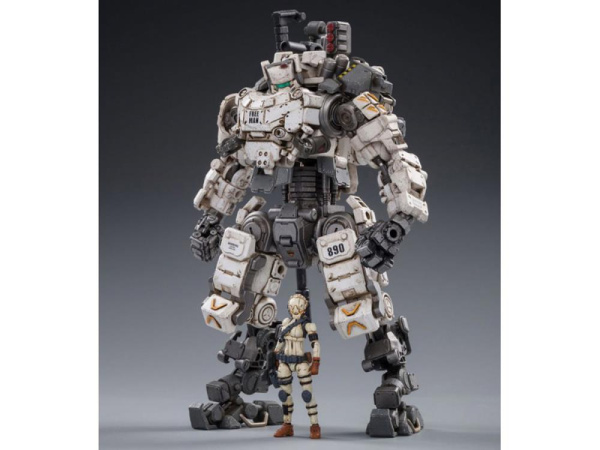 Фигурка Joy Toy Steel Bone Classic Armor Mecha White 