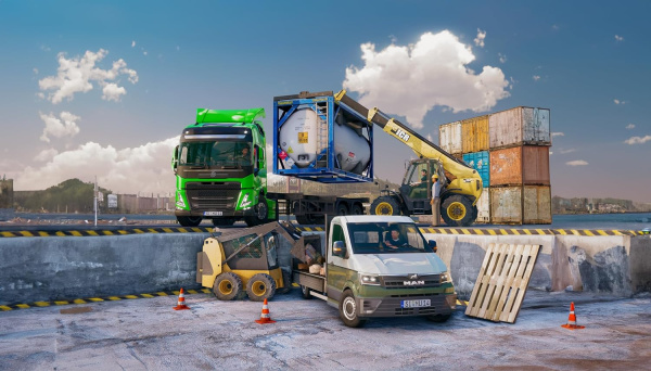 Диск Truck & Logistics Simulator (PS4) [Б/У]
