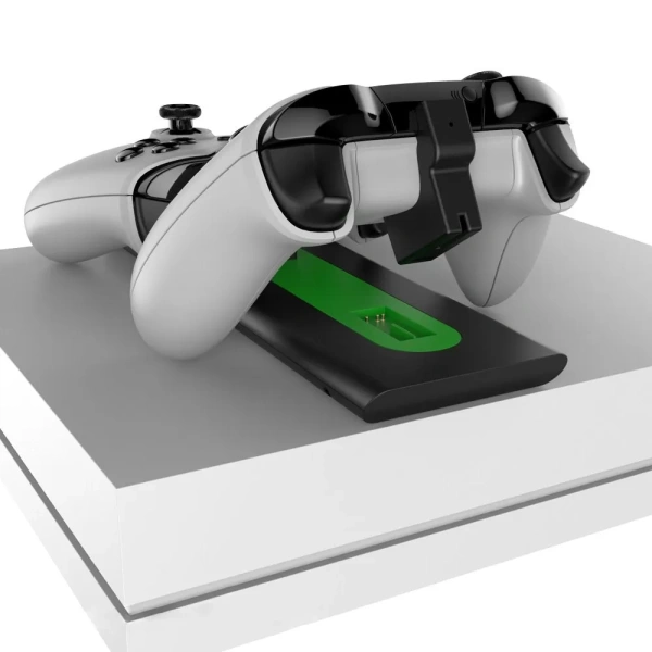 Зарядная станция для 2-x геймпадов iPEGA Черно-Зеленая (PG-XB003) (Xbox One)
