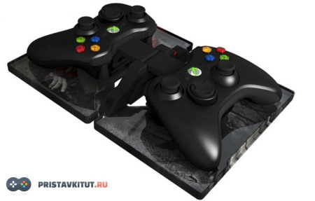 Портативная зарядная станция Gioteck AC-1 для Xbox 360