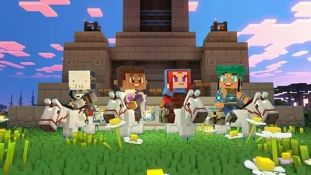 Minecraft Legends (Nintendo Switch) (Б/У)